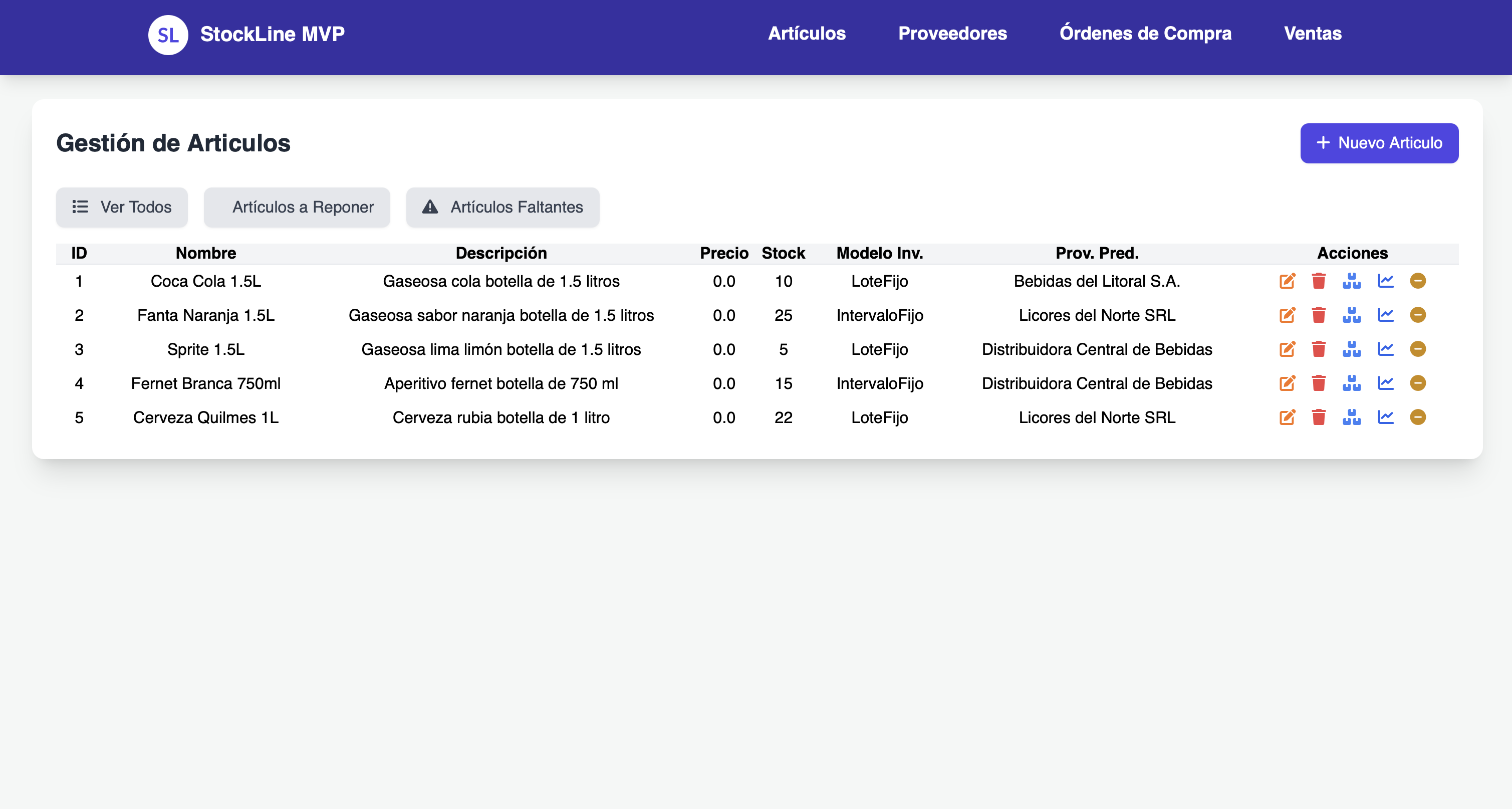 StockLine - Inventory Management